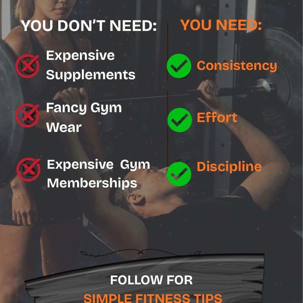 Fitness campaign social media creative 