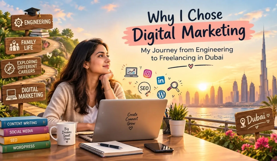 Why I Choose Digital Marketing - My journey from engineering to digital mareting in Dubai